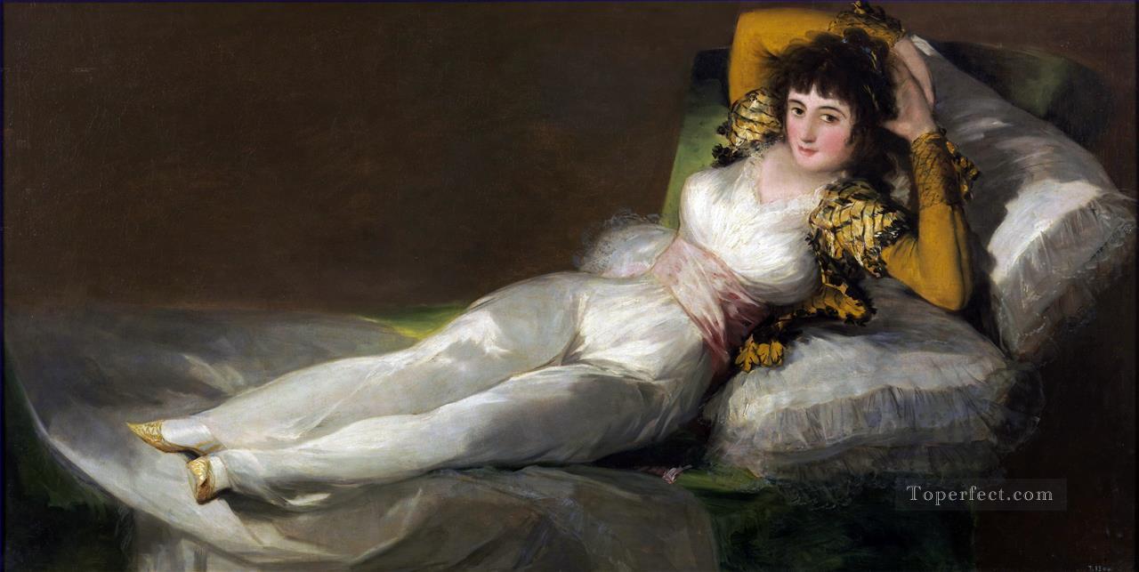 La maja vestida Francisco de Goya Pintura al óleo